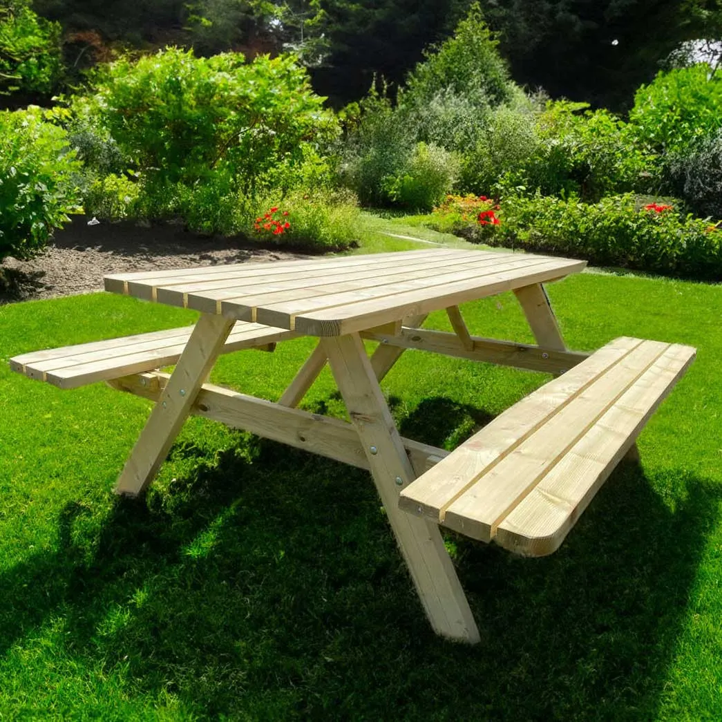 SMART picknicktafel 180 cm KING® — Picknicktafel van de bouwmarkt of van een specialist? Een eerlijke vergelijking
